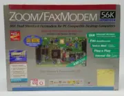 Zoom Internal Fax Modem Dualmode 56K Model 2919 (2919-00-00L) 56 Kbps New in Box