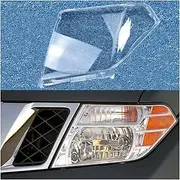 Car Headlight Cover Lens Glass Shell Front Headlamp Transparent Lampshade Auto Light Lamp Compatible for Nissan Pathfinder 2005-2010 Car Accessories(Left)