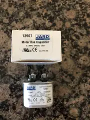 Motor Run Capacitor JARD Oval 7.5 Mfd 370vac 12907