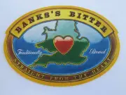 Beer Coaster ~ Banks's Park Brewery Bitter (Wolverhampton & Dudley Breweries) UK