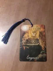 The Emperor- Good Tarot Bookmark Oracle Card Art Deck Gift, Purified & Charged