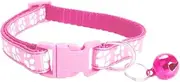 Cat Collar with Bell, Breakaway Grid Collar with Plastic Buckle, Light Adjustable, Nylon, Kitty Collars