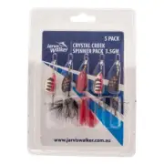 NEW Jarvis Walker Crystal Creek Spinner Lures 5 Pack By Anaconda