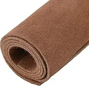 WAYNE'S DOG 3/4 oz Suede Leather Square Cowhide Leather Craft for Moccasins, Leathercraft, Bag Linings, Approns, Saddle Parts (Dark Brown, 12"x12")