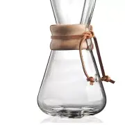 Lightweight 3-Cup Borosilicate Glass Pour-Over Coffeemaker for Easy Brewing