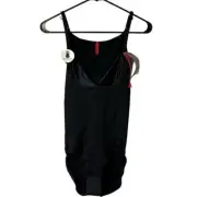 SPANX Slimmer & Shine Open Bust Bodysuit Black Shape Wear Women’s Large