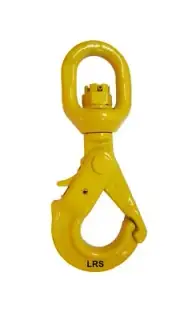 2T Self Locking 8mm Swivel Hook Without Bearing 4X4, Lifting, Rigging, Crane,