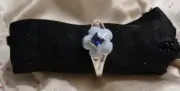 Thomas Sabo womens sterling silver ring blue flower enamel size 58 = P1/2-Q 1/2
