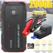14800mAh 12V Car Jump Starter Pack Booster Charger Battery Power Bank Portable