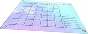 HOODANCOS Magnetic Acrylic Dry Erase Board for Fridge Reusable Weekly Planner Memo Board Portable Desktop Calendar for Daily Notes Meal Planning
