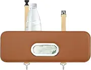 Ancsttu Car Tissues Holder - Cup Holder Tissue Dispenser for Car | Exquisite Soft PU Leather Bathroom Dispensers for Automotive Vehicle Pickup Truck