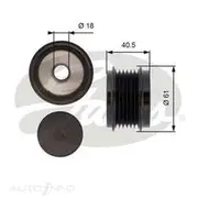Gates Alternator Pulley - OAP7103