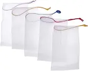 MERRYHAPY Soap Saver 5pcs Double-deck Foaming Net Soap Holder Comfortable Skin-friendly Material Random Color