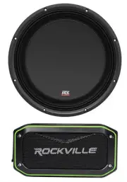 MTX 3512-04S 12" 600 Watt Shallow Mount Car Subwoofer Slim Sub + Speaker