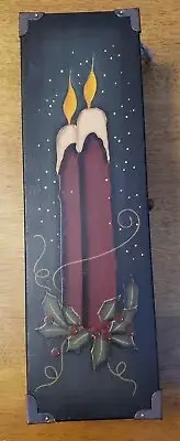 Christmas Wooden Wine Box, Gift for Wine