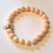 Thomas Sabo Coral facetted bead elasticated bracelet rrp £75 BNIB