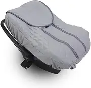 Baby Stroller Bunting Bags Winter Carseat Canopies Cover to Protect Baby from Cold Wind, Super Warm Plush Fleece Baby Carrier Cover for Infant Boys Girls