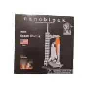 Nanoblock SPACE SHUTTLE 580pcs NBH_014 Micro-Sized Building Blocks Open box NEW