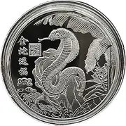 Lucky Coin, Commemorative Coin for Year of The Snake, Chinese Souvenir, Lunar Year Challenge Coin, Collectible Commemoration for Coin Enthusiasts