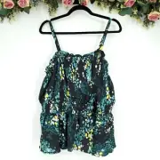 Torrid Peplum Square Neck Crop Cami 3X NWT