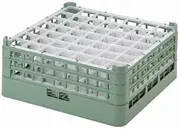 Rack, S-49-2 49-Compartment Stemware Rack, (Interior Dimensions of Dividers 2.3 x 2.3 inches (5.9 x 5.9 cm), Effective Depth 5.5 inches (14 cm), External Dimensions 19.7 x 19.7 x H6.9 inches (50 x 50