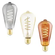 4w LED E27 ST64 Pear Globe Warm White 2000k Dimmable