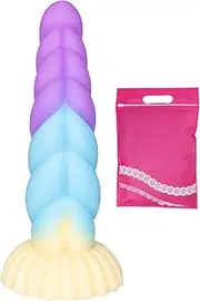 Unicorn Silicone Dildo Realistic Monster Tentacle Butt Plug Dilator Fantasy Monster Cock Liquid Suction Cup Buttplug Huge Thick Anus
