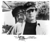 Actors Michael Emil And Zack Norman In A Scene 1980s OLD PHOTO 2