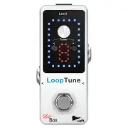 Hot Box LoopTune Tuner & Looper Guitar Pedal Recording Tuning 40 mins 9 Waves