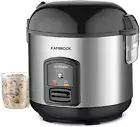 Kambrook Rice Master 5 Cup Rice Cooker KRC405BSS Silver,Black