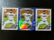 2021 Opening Day Blue Foil #195 Caleb Smith - Arizona Diamondbacks w/ 2-base