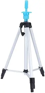 Mannequin Head Tripod Stand, Aluminum Alloy Frame Hairdressing Training Mannequin Head Stand 55in Height Adjustable Wig Holder Stand withCarry Bag forFreshman Trainees andSalon Hairdressers/254