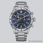 Citizen Chronograph GMT Eco-Drive Blue Dial Men's Watch AT2520-89L