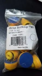 Mirka Backing Pad 1125g Bag of 18 pads