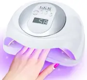 180W UV Nail Lamp, Fast Curing Lamp with 36pcs Lamp Beads & 4 Timer Setting for