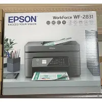 在飛比找蝦皮購物優惠-EPSON 印表機 WF-2831 全新附全新墨水彩色