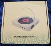 Bluetooth Portable Home CD Music Player W/ Remote Led Display Timer Speaker