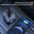 Sleek Design Wireless FM Transmitter with Efficient Car Charging Option