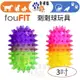 【幸運貓】fouFIT 3吋 刺刺球系列 寵物玩具 狗玩具