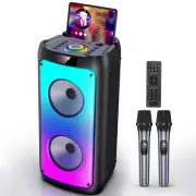 Karaoke Machine for Adult, Bluetooth Speaker with Microphone, Home Party Karaoke
