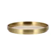 Tea Mat Holder Golden Cup Coaster Travel Pads Teacup Tray