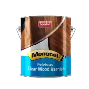 Bondall 2L Monocel Clear Gloss Waterbased Wood Varnish Low Odour and Low VOCs