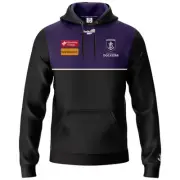 Fremantle Dockers 2025 AFL SEKEM Mens Club Hoodie | Purple/ Black/ White by Spor