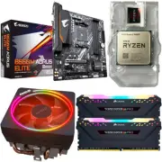 B550M Aorus Elite + Ryzen 5 5600X + 16GB RAM Corsair RGB + AMD CPU Cooler COMBO