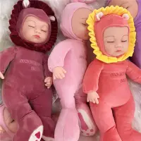 在飛比找蝦皮購物優惠-兒童仿真娃娃軟膠寶寶會說話的公主洋娃娃嬰兒睡眠布娃娃女孩玩具