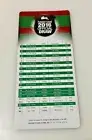 2016 South Sydney Rabbitohs NRL Members Fridge Magnet Season Draw