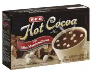 2 HEB Hot Cocoa Mix With MINI Marshmallows 10-1oz Envelopes Ea Box