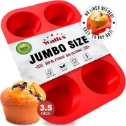 Silicone Texas Muffin Pan, Non Stick, Just PoP Out, Perfect For Egg Muffins