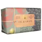 Luxury Soap Bar Pure Vegetable Soap Fig & Grape Fragranced Body Hand Soap Gift