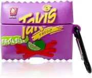 Takis Fuego Silicone Earbud Case for Airpod 3 Case Unisex Purple